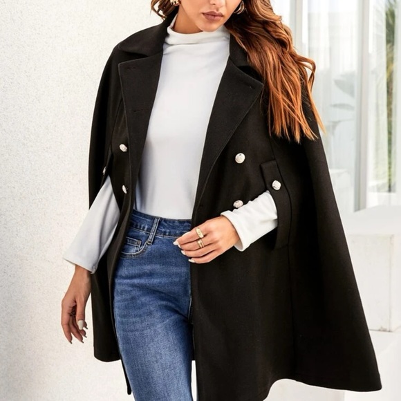 Super cute and elegant woman overcoat cape - Picture 3 of 6